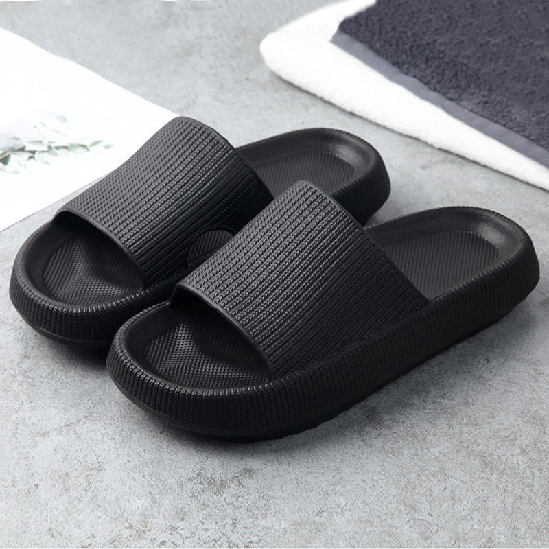 Women Thick Platform Slippers Summer Beach Anti-slip Shoes - Commercial Universe Boutique 