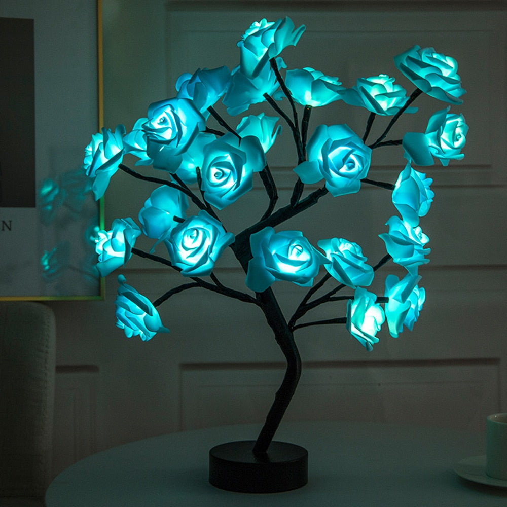 Rose Tree LED Table Lamp - Commercial Universe Boutique 