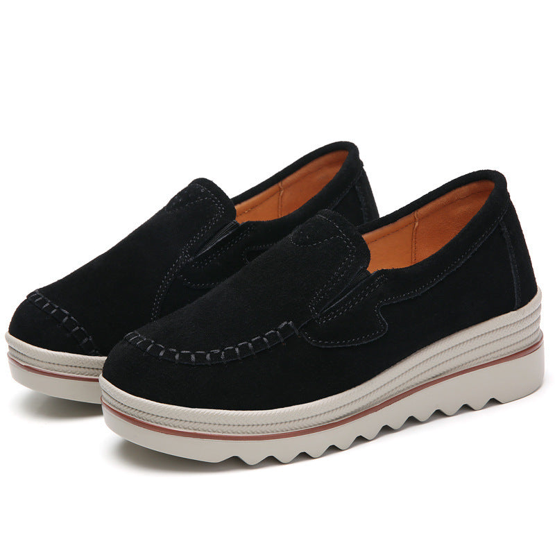 Casual Shoes Women Leather Shoes - Commercial Universe Boutique 