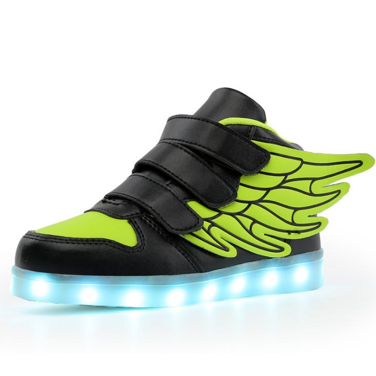 Fashion Shoes Kids Led Usb Charging Glowing Sneakers - Commercial Universe Boutique 