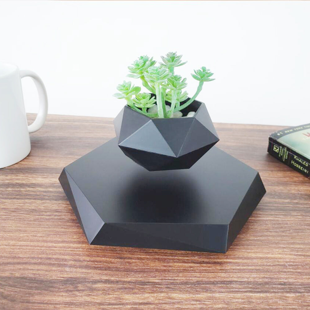 Floating Magnetic Levitating Flower Pot - Commercial Universe Boutique 