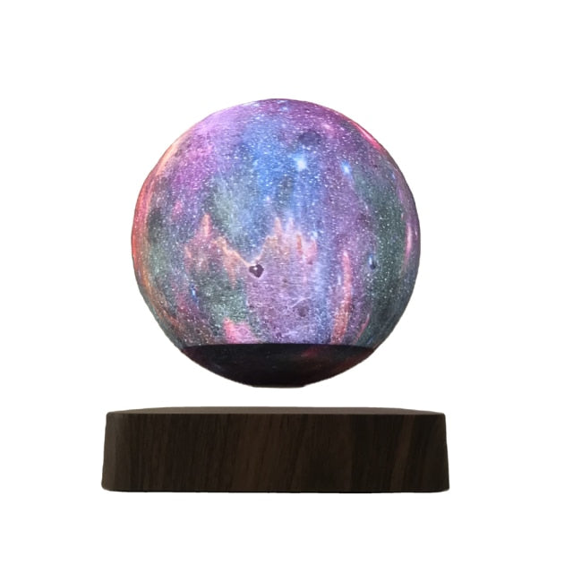 Levitating Galaxy Moon Table Lamp - Commercial Universe Boutique 