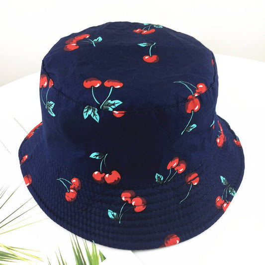 Cherry print Bucket Fisherman Hat - Commercial Universe Boutique 
