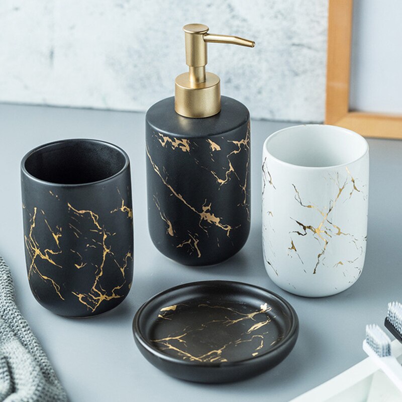 Imitation Marble Bathroom Accessory - Commercial Universe Boutique 