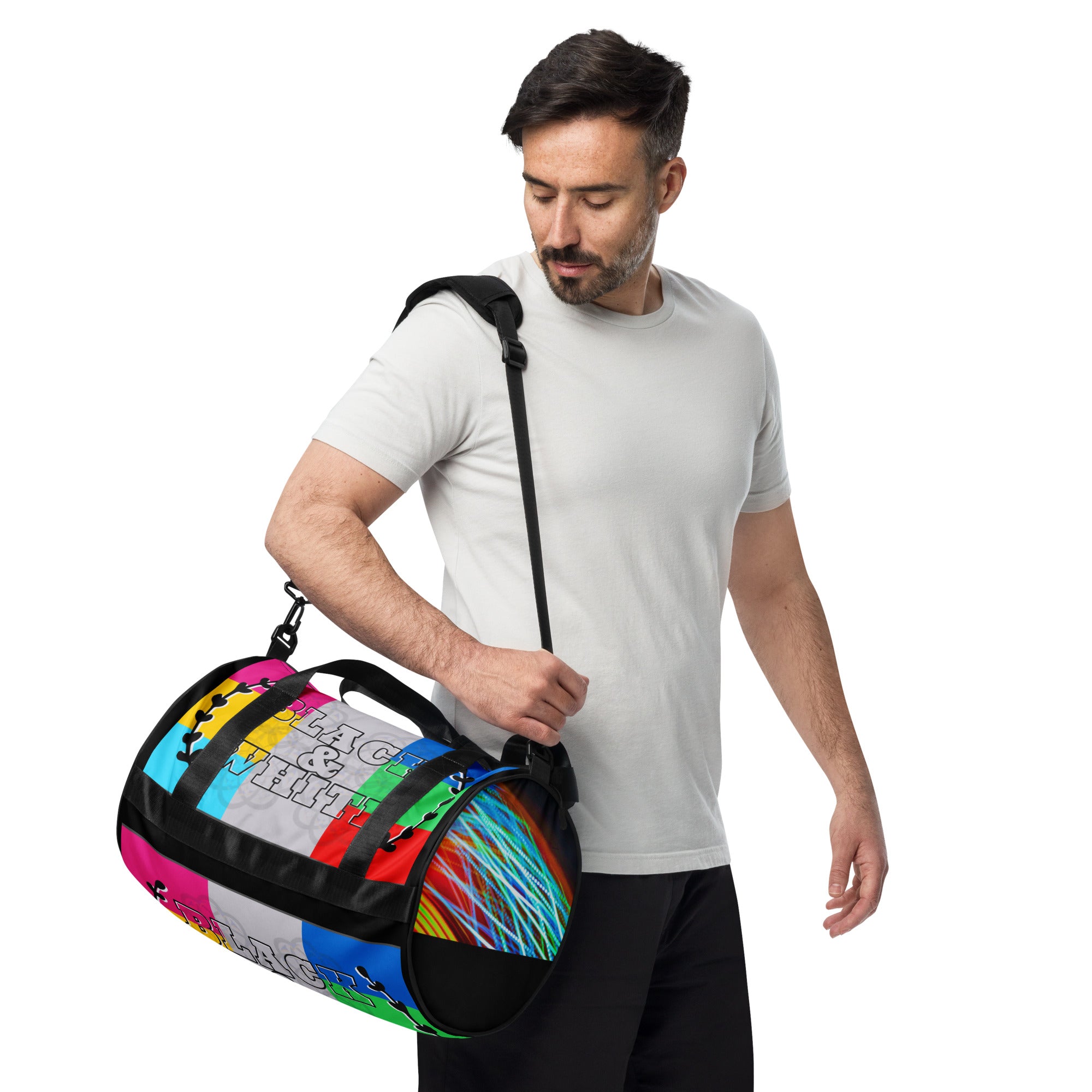 Color Theory All-over print gym bag