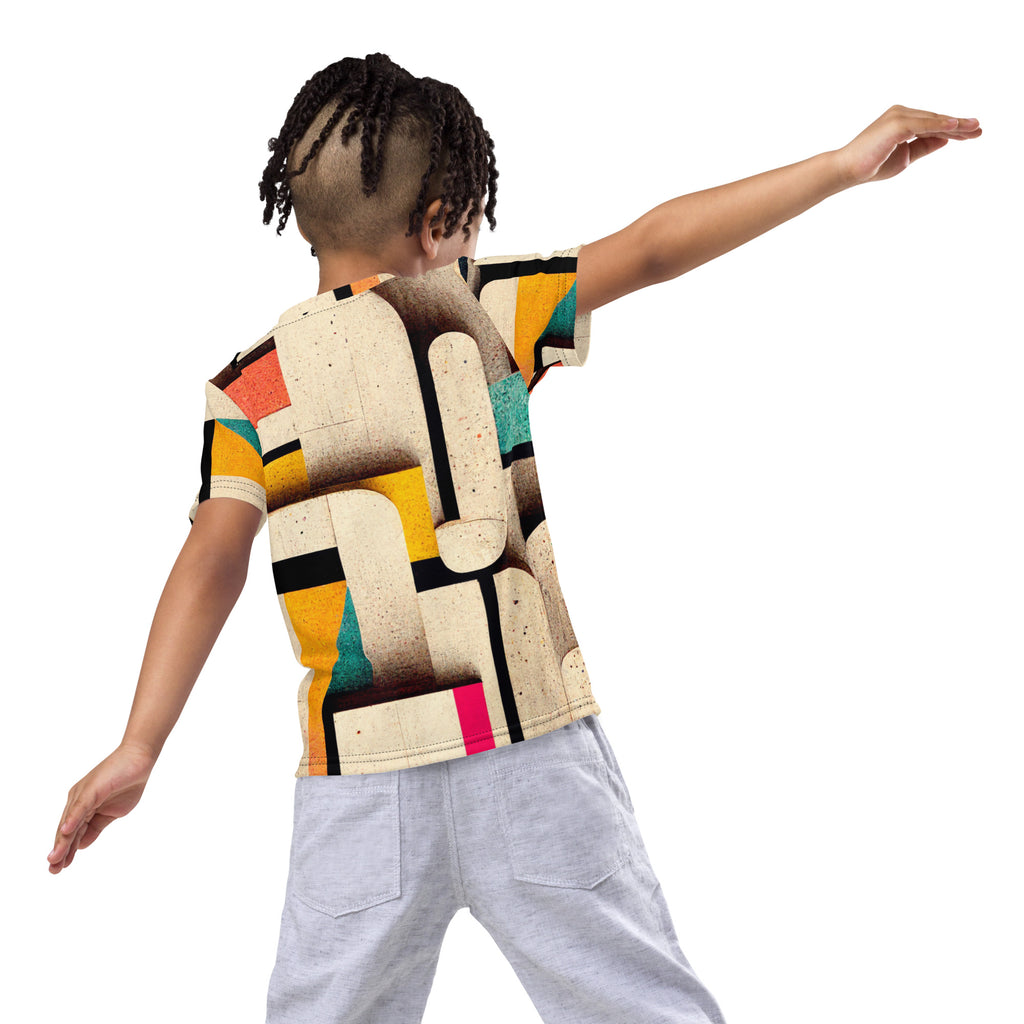 Cool Cubes Kids crew neck t-shirt