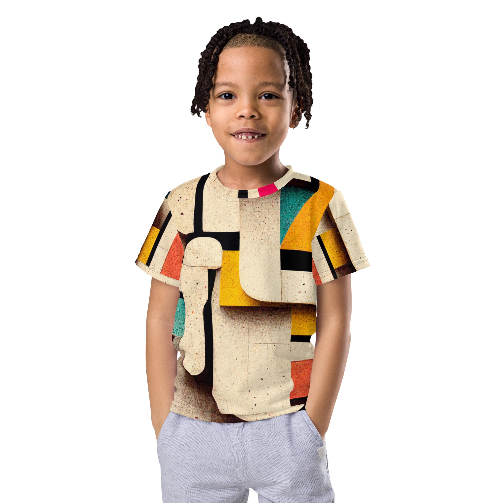 Cool Cubes Kids crew neck t-shirt