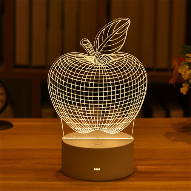 Romantic 3D Lamp - Commercial Universe Boutique 