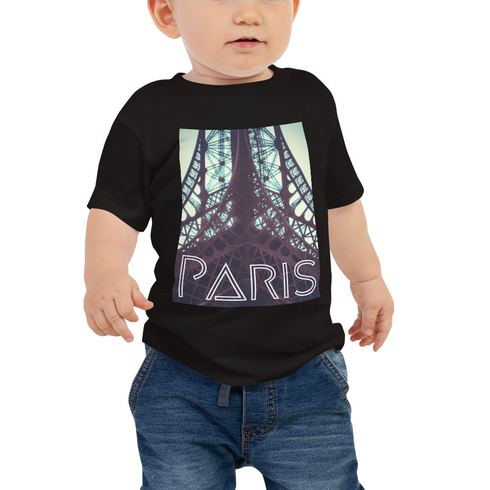 When in Paris Baby Jersey Short Sleeve Tee - Commercial Universe Boutique 