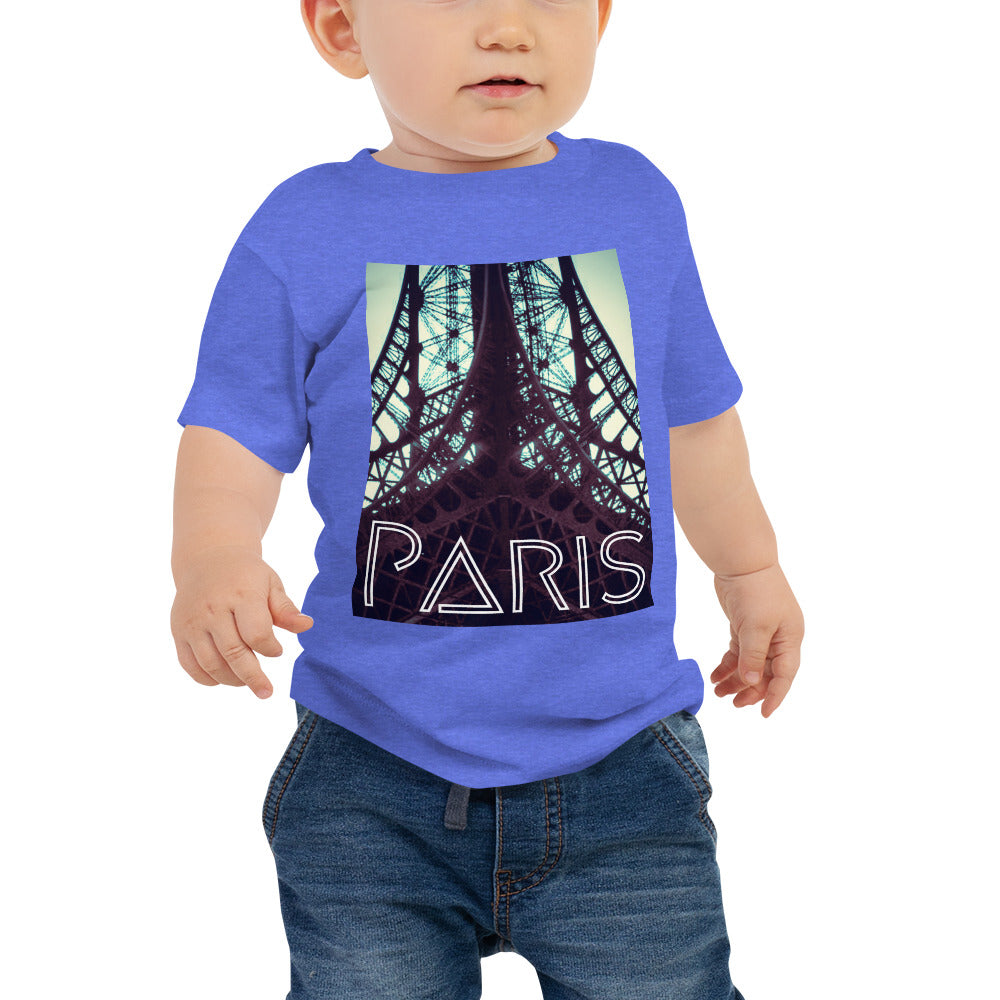 When in Paris Baby Jersey Short Sleeve Tee - Commercial Universe Boutique 