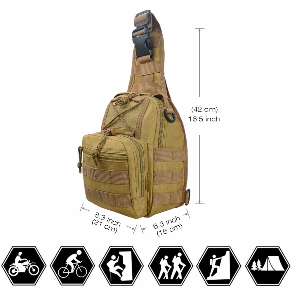 Military Tactical Shoulder Bag - Commercial Universe Boutique 