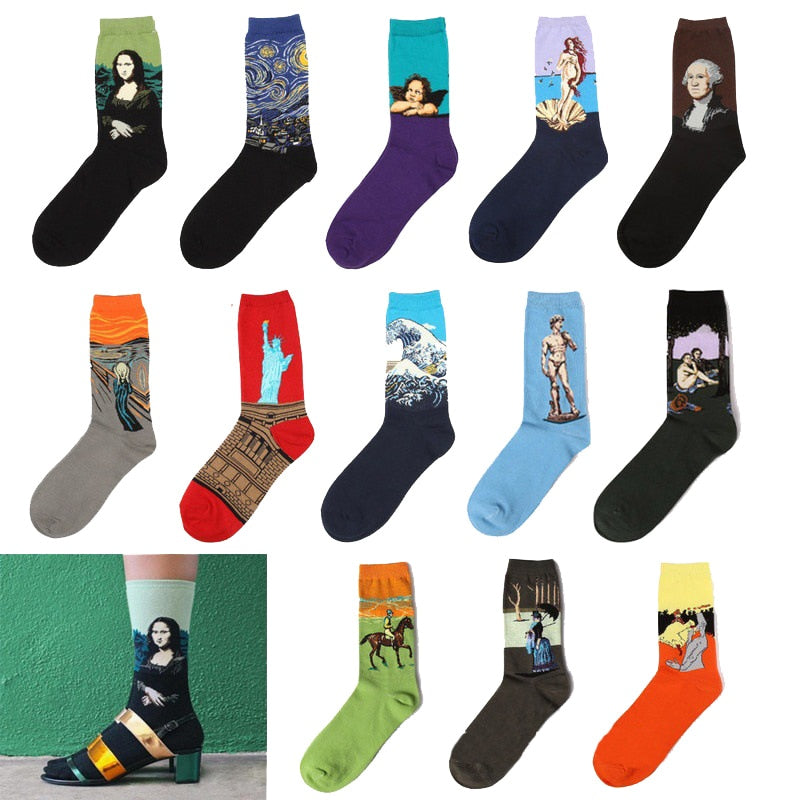 Classic Fashion Retro Socks - Commercial Universe Boutique 