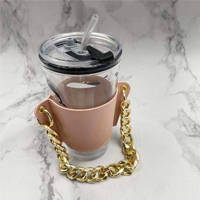 Hand-carrying Milk Tea Drink Cup Holder Detachable Chain - Commercial Universe Boutique 