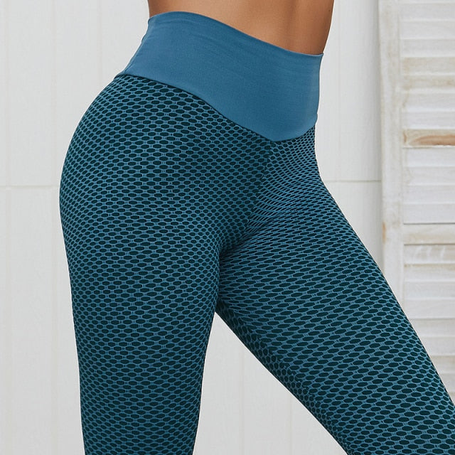 Mesh Push Up Fitness Leggings Women - Commercial Universe Boutique 