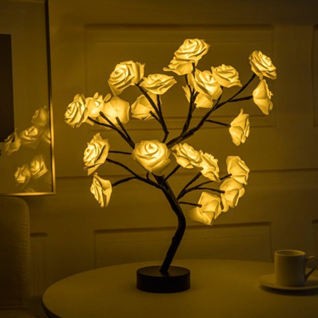 Rose Tree LED Table Lamp - Commercial Universe Boutique 