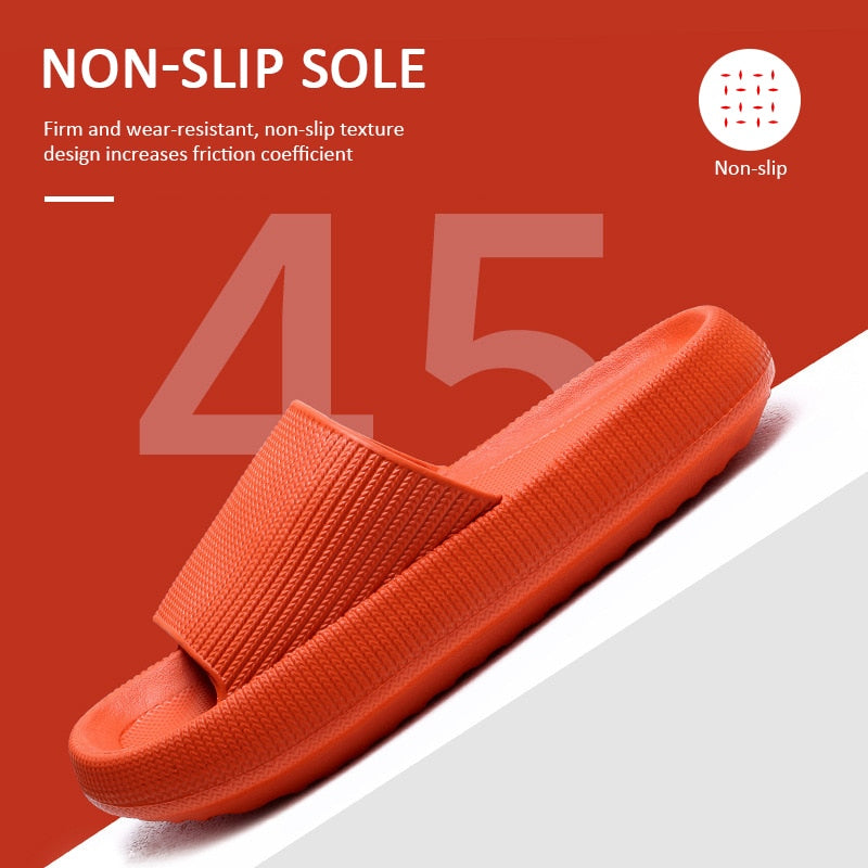 Women Thick Platform Slippers Summer Beach Anti-slip Shoes - Commercial Universe Boutique 