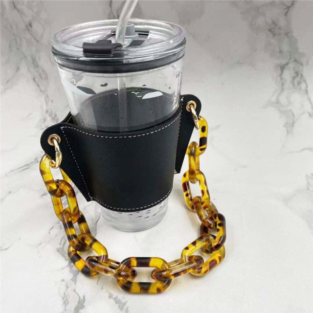 Hand-carrying Milk Tea Drink Cup Holder Detachable Chain - Commercial Universe Boutique 