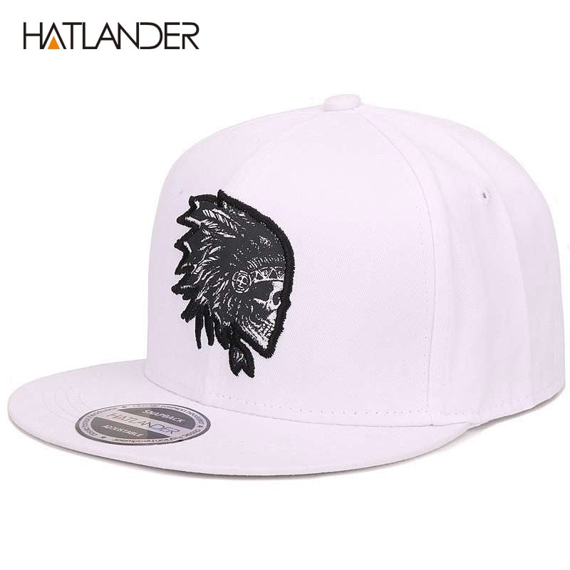 Embroidery Skull baseball hip hop snapbacks - Commercial Universe Boutique 