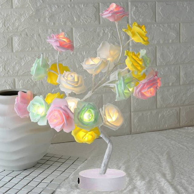 Rose Tree LED Table Lamp - Commercial Universe Boutique 