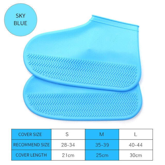 Silicone Waterproof Shoe Cover / Unisex Shoes Protectors - Commercial Universe Boutique 