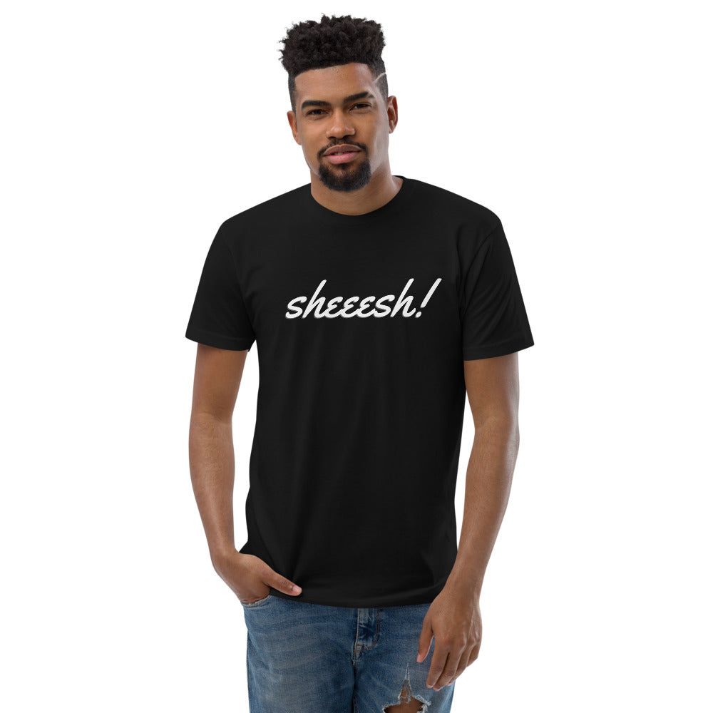 Sheeesh Short Sleeve T-shirt - Commercial Universe Boutique 