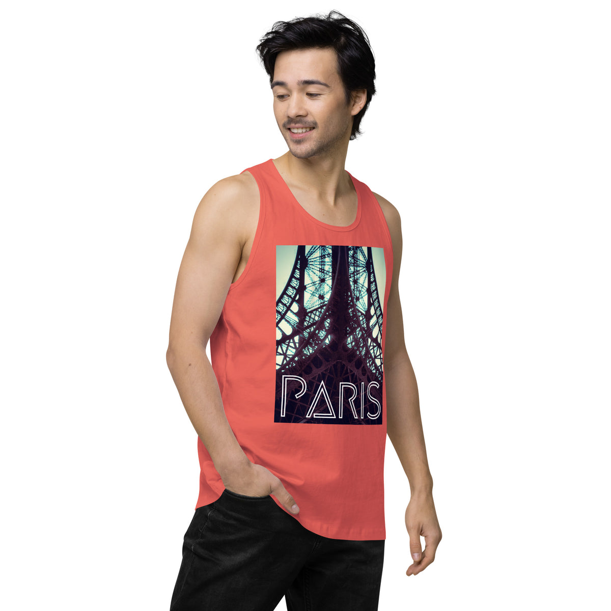 When in Paris Men’s premium tank top - Commercial Universe Boutique 