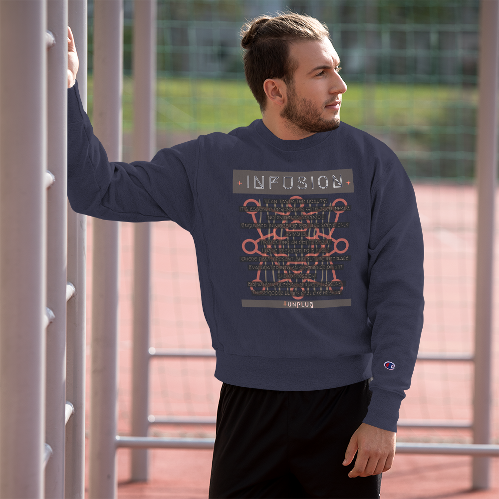 Poetry Infusion Champion Sweatshirt - Commercial Universe