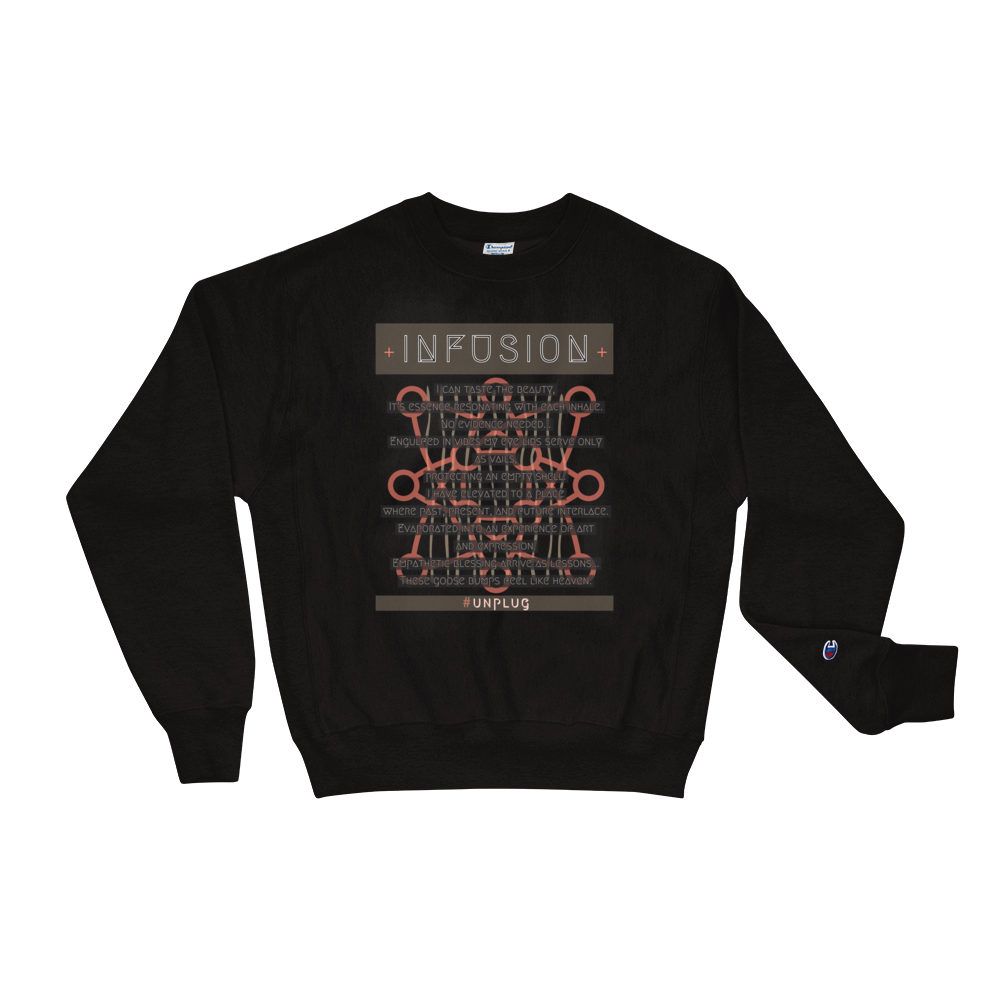 Poetry Infusion Champion Sweatshirt - Commercial Universe
