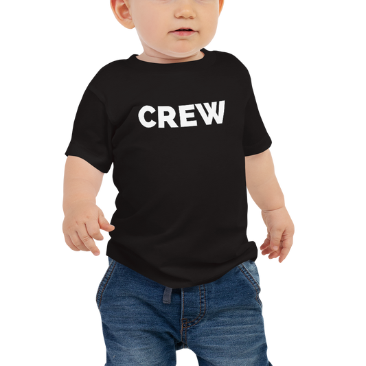 ‘Crew’ Baby Jersey Short Sleeve Tee - Commercial Universe