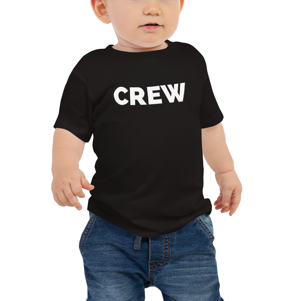 ‘Crew’ Baby Jersey Short Sleeve Tee - Commercial Universe