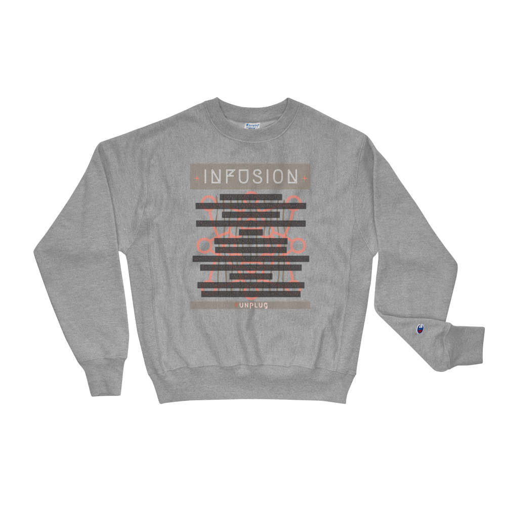 Poetry Infusion Champion Sweatshirt - Commercial Universe