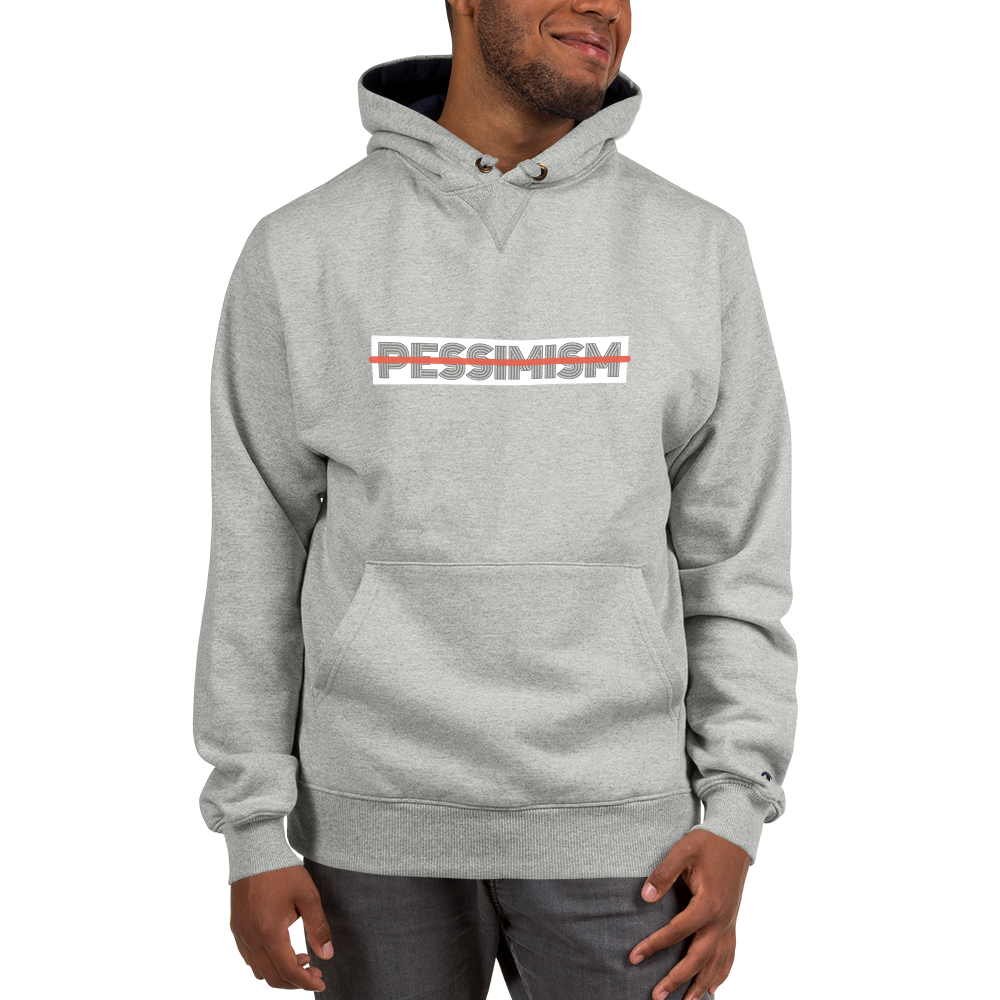 Pessimism Unplugged Champion Hoodie - Commercial Universe