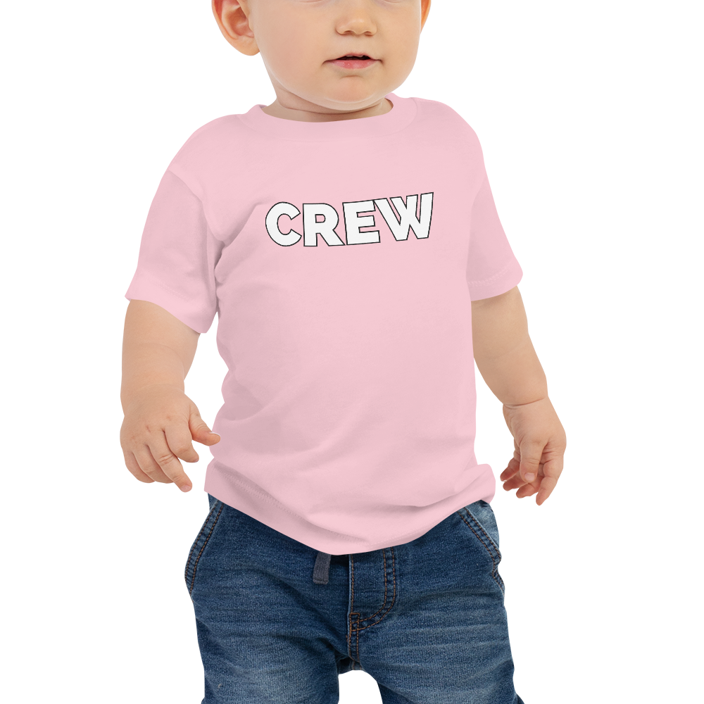 ‘Crew’ Baby Jersey Short Sleeve Tee - Commercial Universe