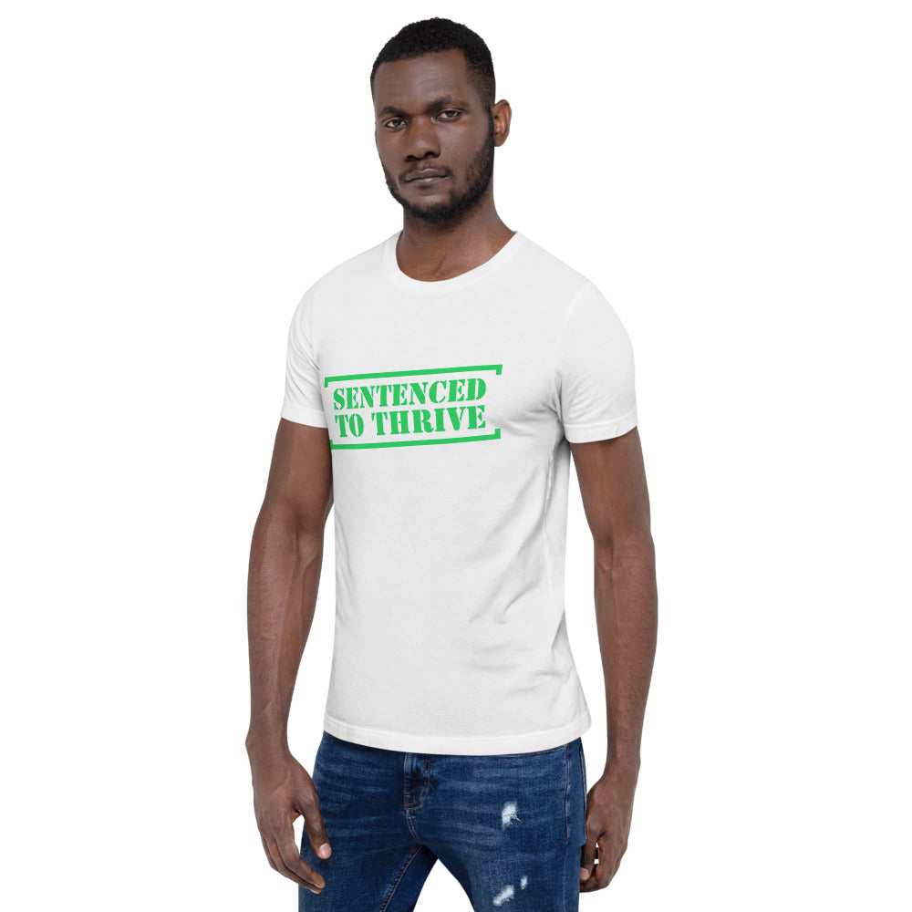 Sentenced to Thrive Short-Sleeve Unisex T-Shirt - Commercial Universe