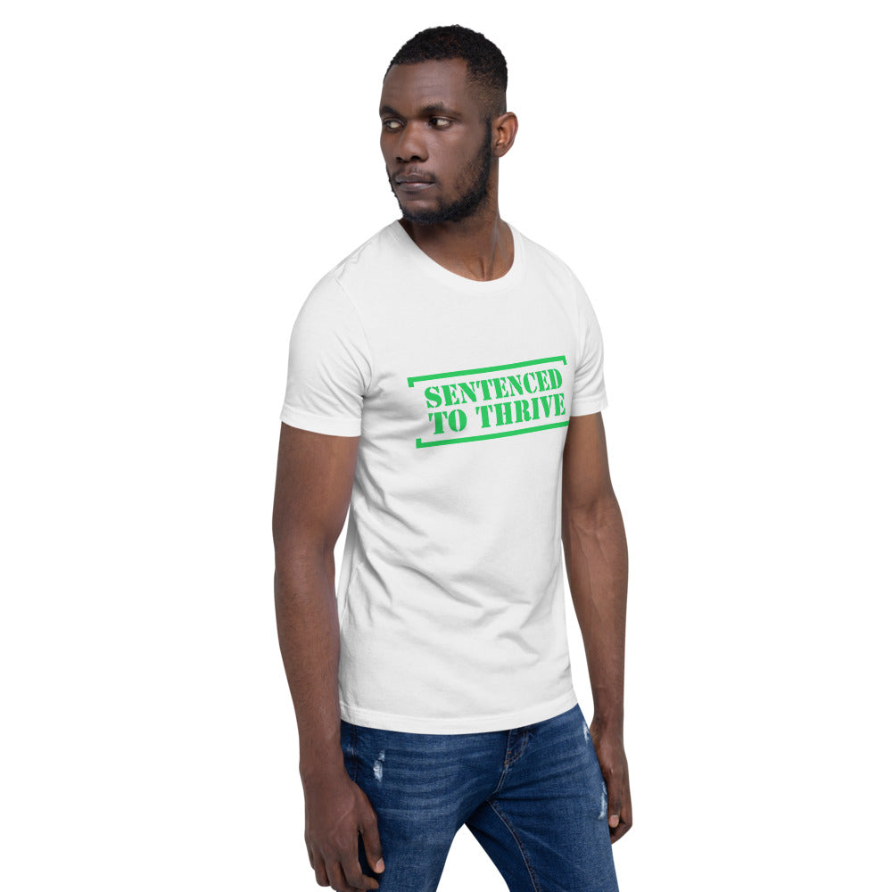 Sentenced to Thrive Short-Sleeve Unisex T-Shirt - Commercial Universe