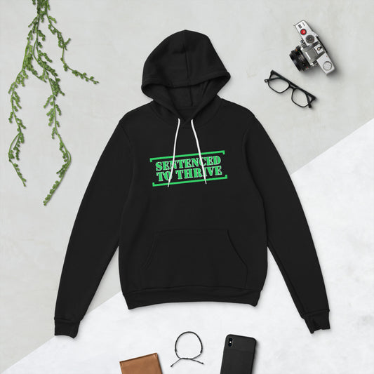 Sentenced to Thrive Unisex hoodie - Commercial Universe