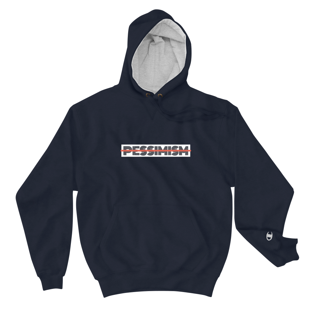 Pessimism Unplugged Champion Hoodie - Commercial Universe