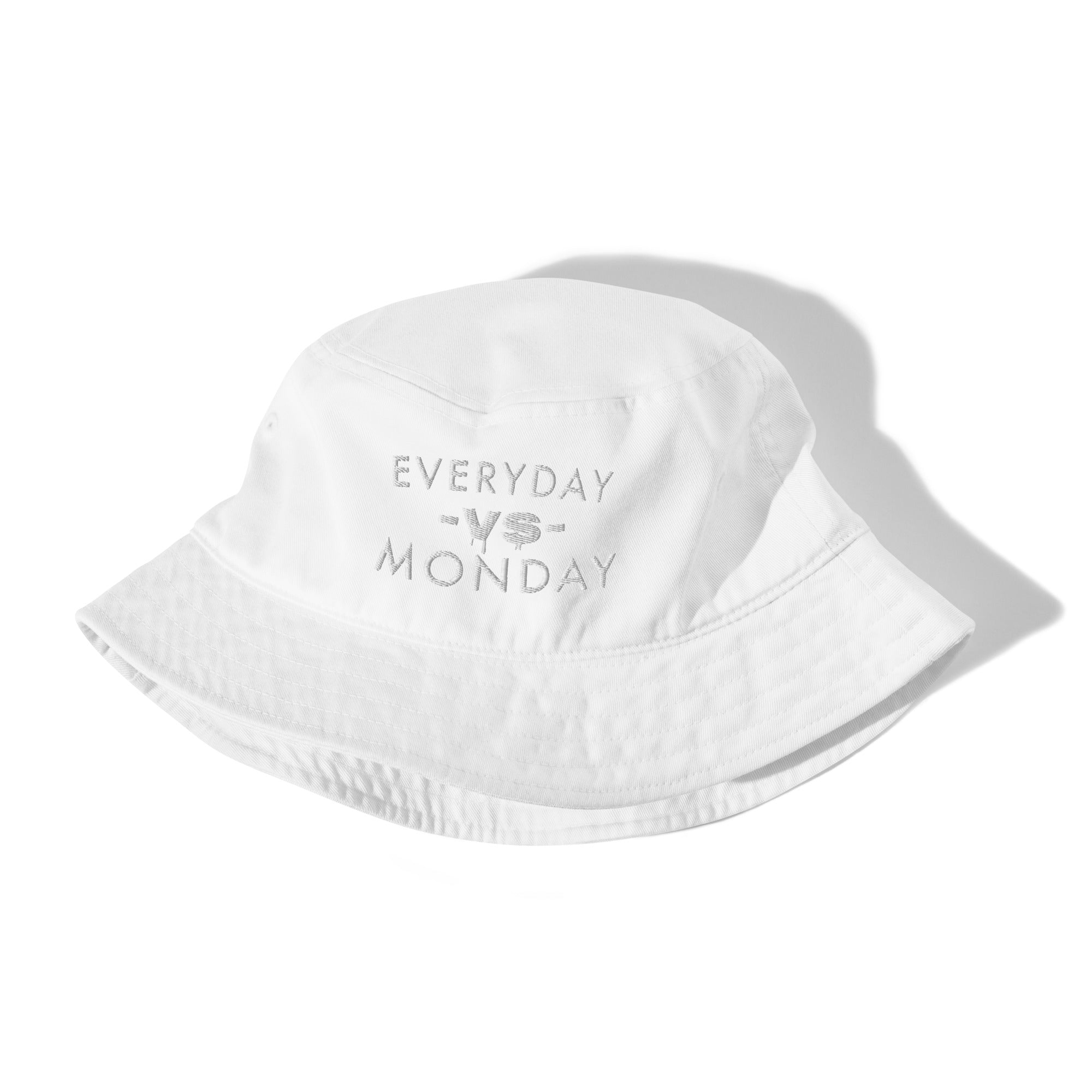 Everyday vs Monday Organic bucket hat - Commercial Universe Boutique 