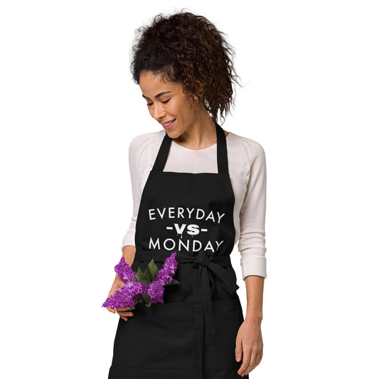 Everyday vs Monday Organic cotton apron