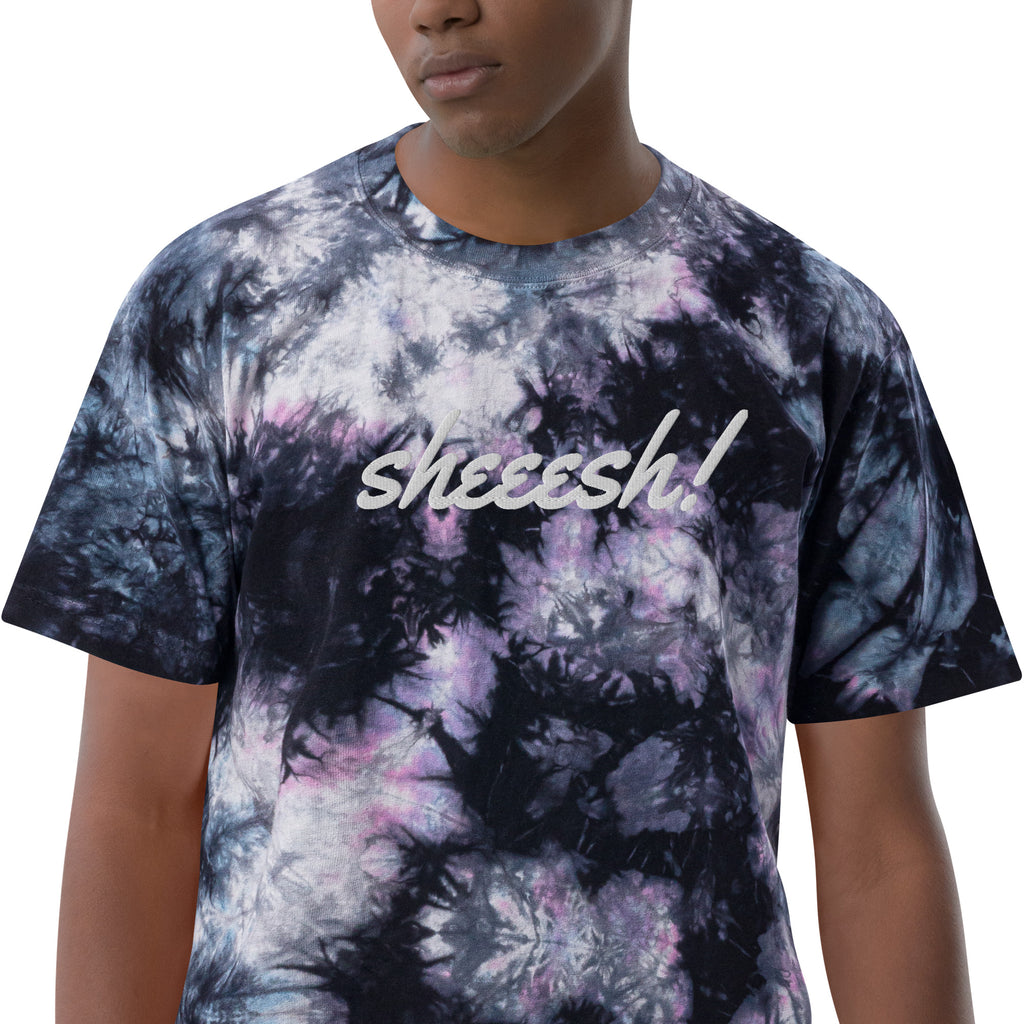 SHEEESH! Oversized tie-dye t-shirt
