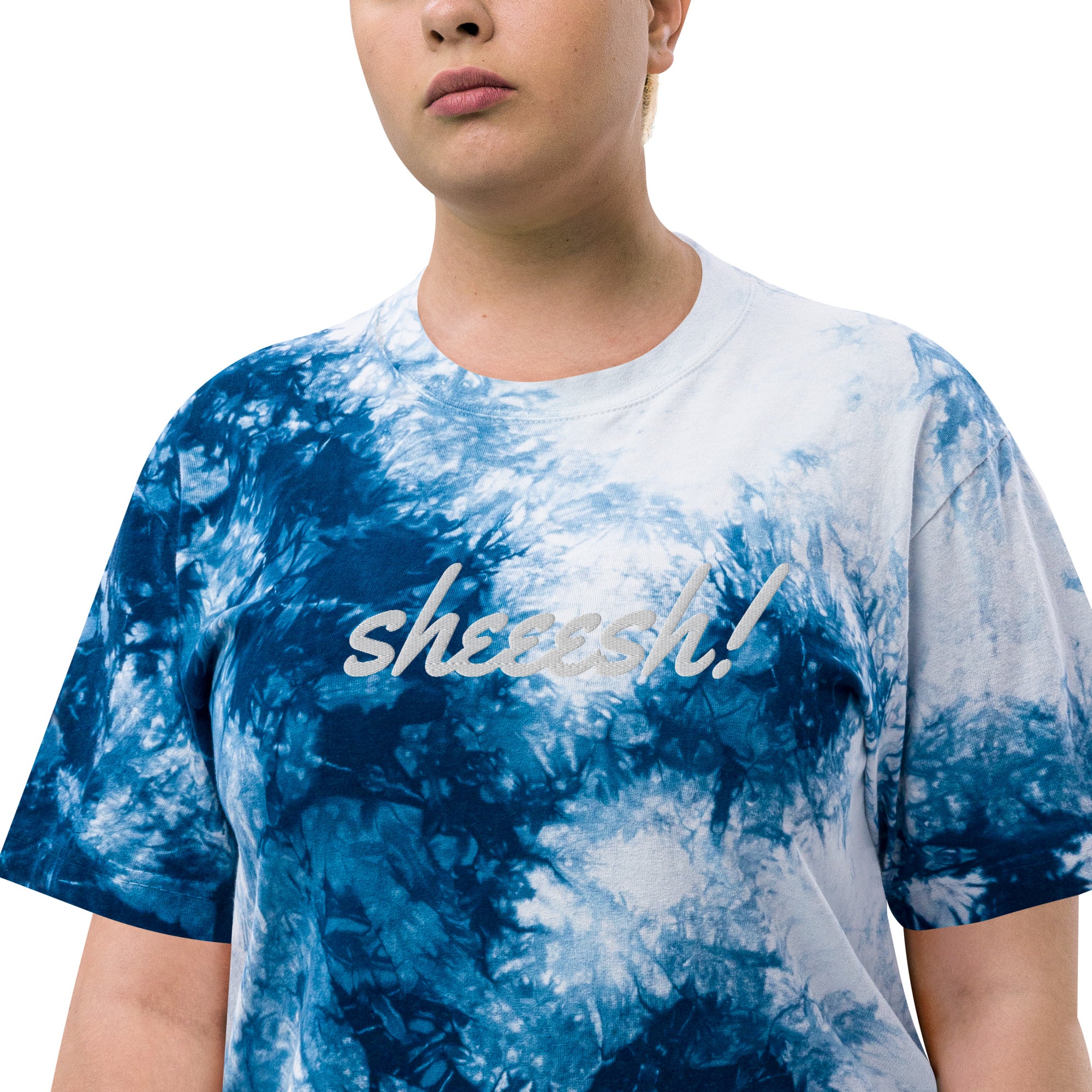 SHEEESH! Oversized tie-dye t-shirt