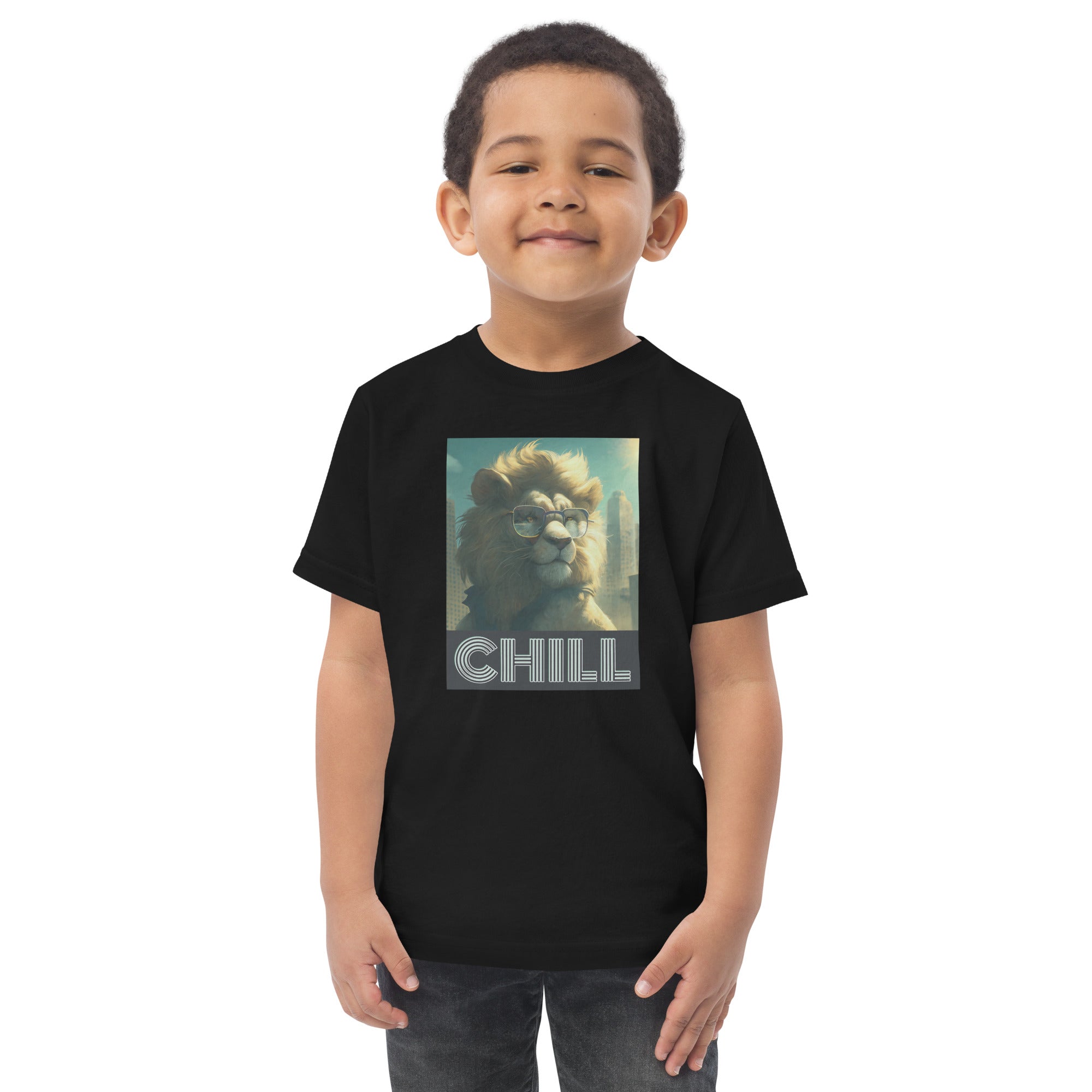 Chill Cat Toddler jersey t-shirt