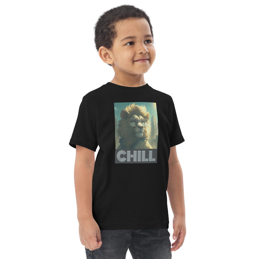 Chill Cat Toddler jersey t-shirt