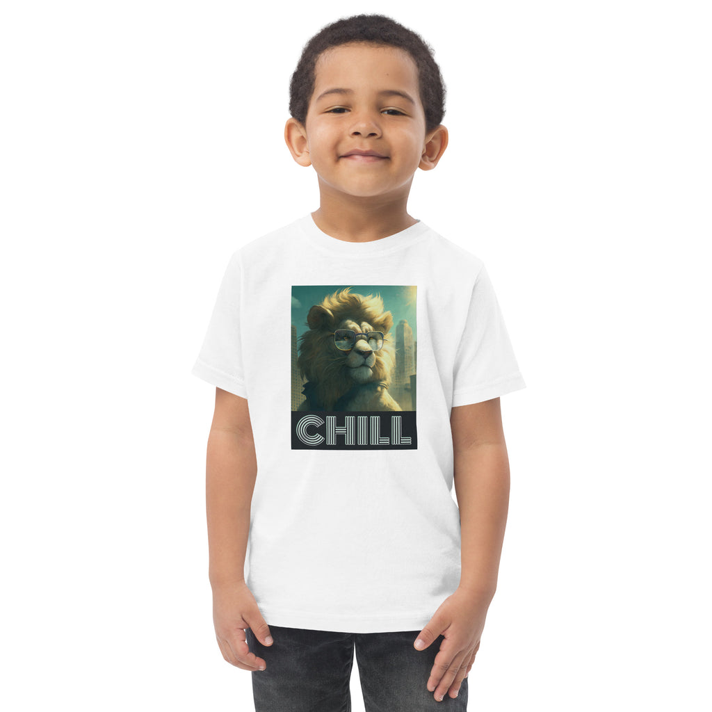 Chill Cat Toddler jersey t-shirt