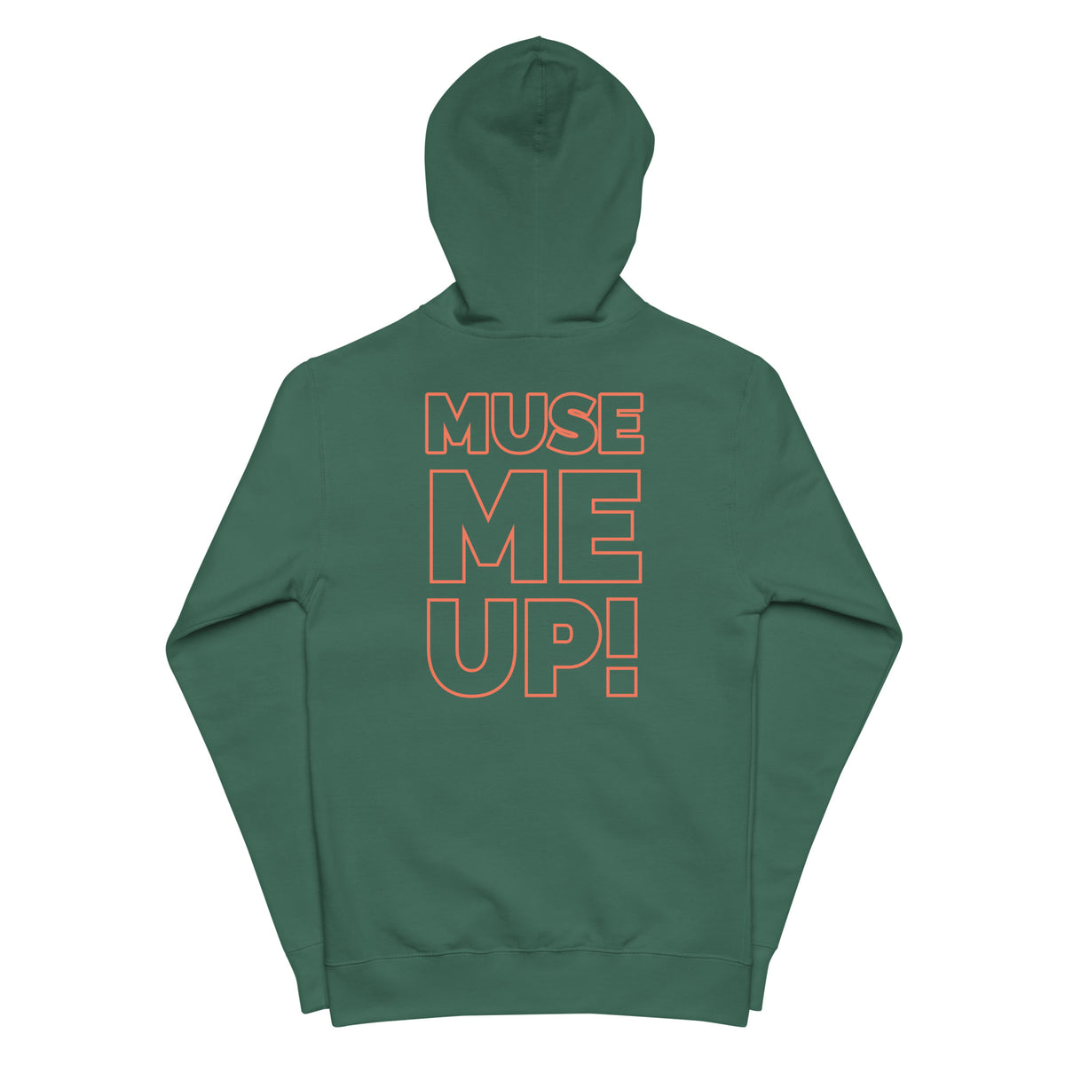Muse + Conformity Unisex fleece zip up hoodie