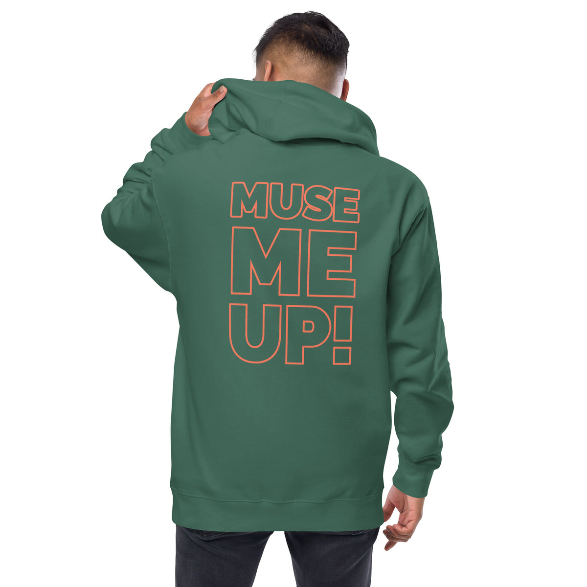Muse + Conformity Unisex fleece zip up hoodie
