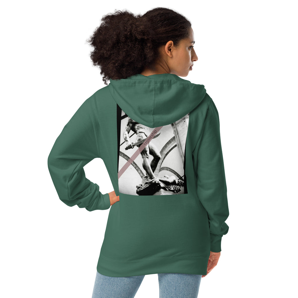 Say Less Unisex fleece zip up hoodie
