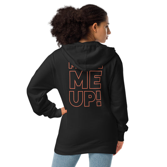 Muse + Conformity Unisex fleece zip up hoodie