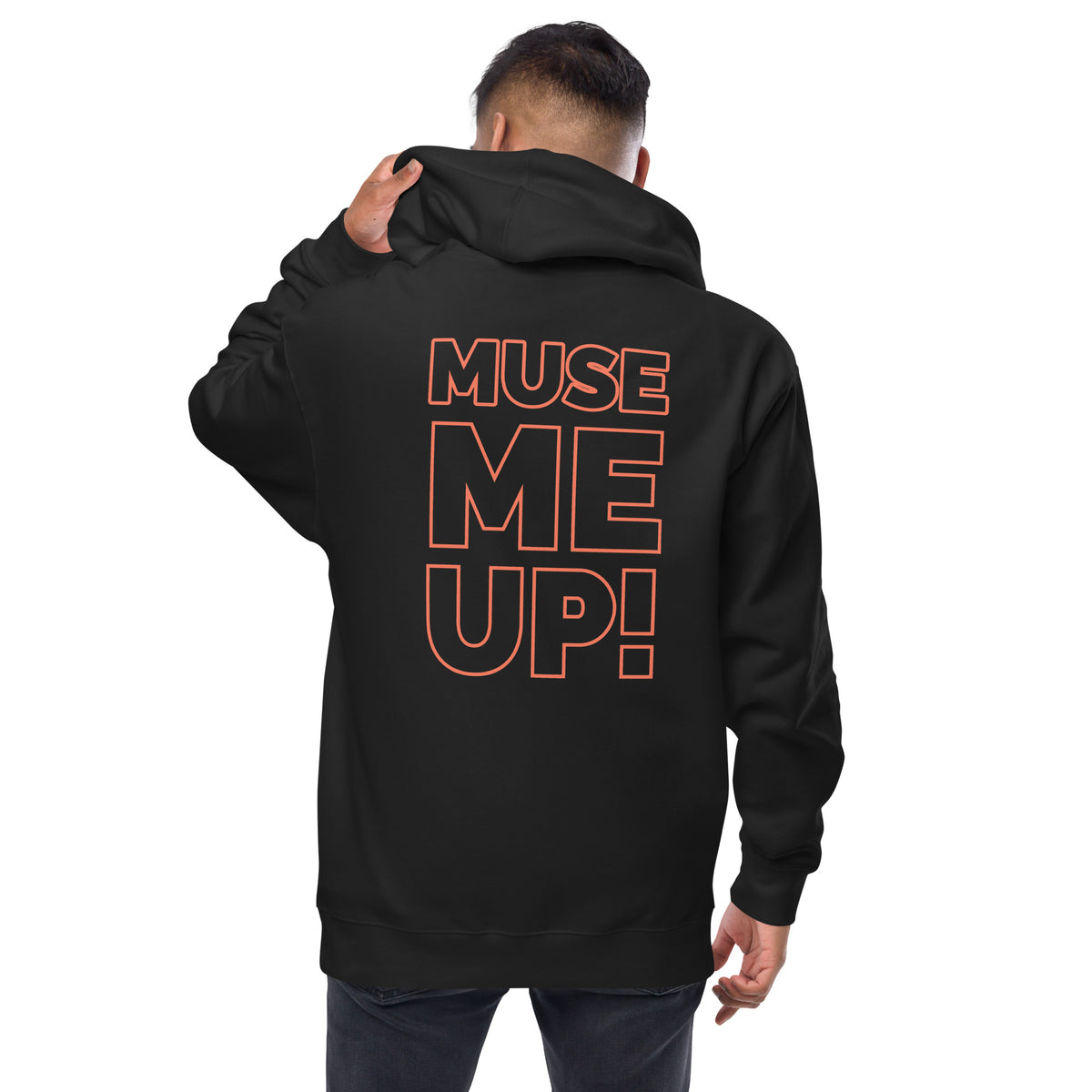 Muse + Conformity Unisex fleece zip up hoodie