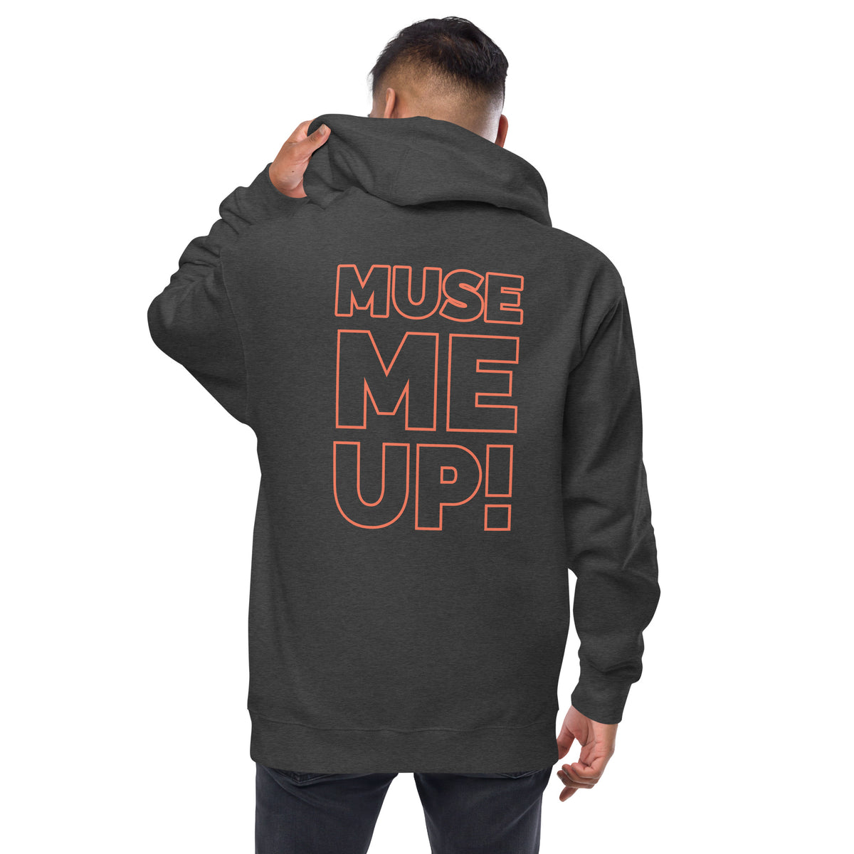 Muse + Conformity Unisex fleece zip up hoodie